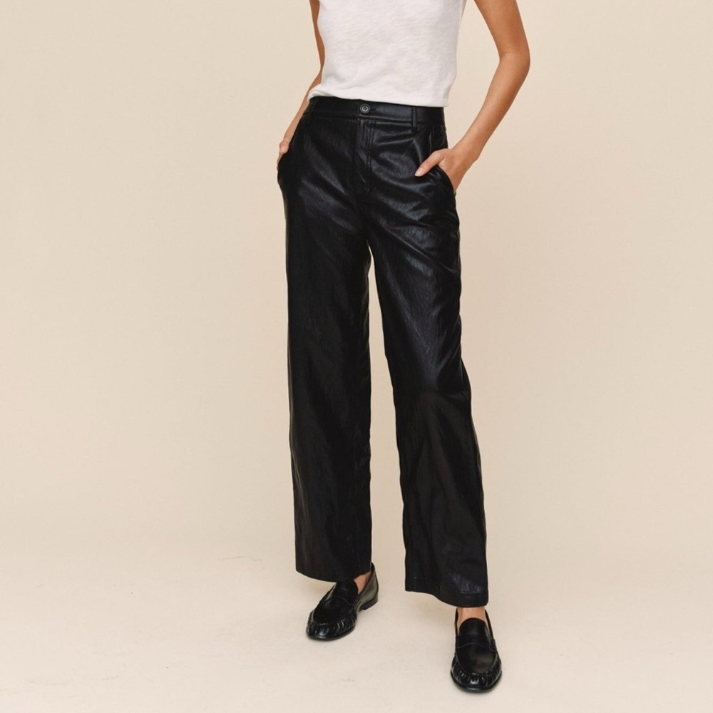 NWT Bella Dahl sz 29 stretchy faux leather pant 1266
